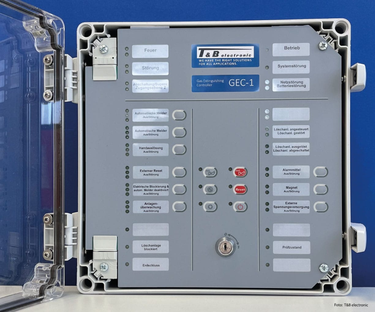 Löschung mit Argon hat Vorteile gegenüber Kohlendioxid